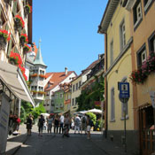 Fußgängerzone in Meersburg